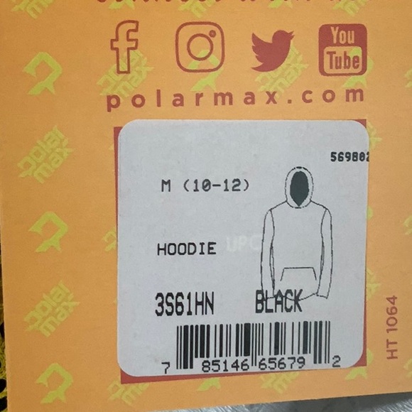 PolarMax SUPER MIDWT NINJA HOODIE (3) - Black - Picture 16 of 16